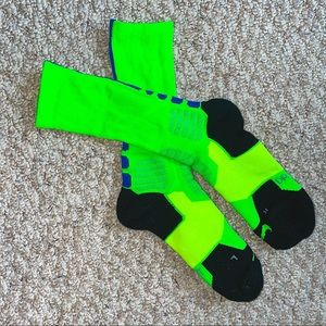 Nike Dri-Fit Orange & Green Socks